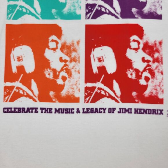 Jimi Hendrix Experience Shirt Mens 2XL 2011 Tribute Tour Deadstock Gildan - Picture 5 of 13